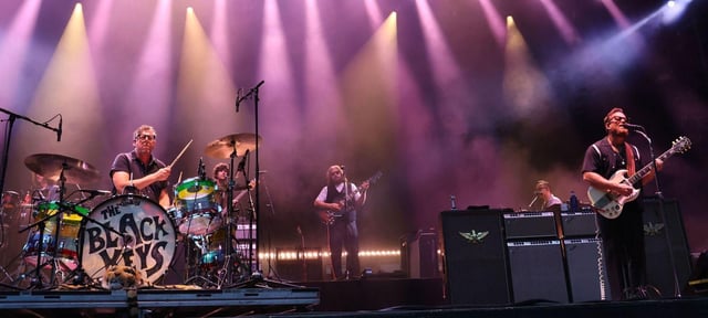 Los integrantes de 
The Black Keys, 
en pleno concierto.
|  J. Lores