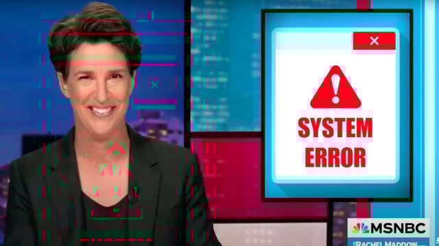 Rachel Maddow was amused by the &#34;malfunctioning&#34; MAGA bot network.