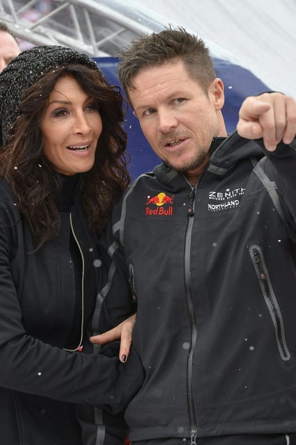 Mihaela Radulescu und Felix Baumgartner bei einem Weltcup-Rennen 2015 in Kitzbühl