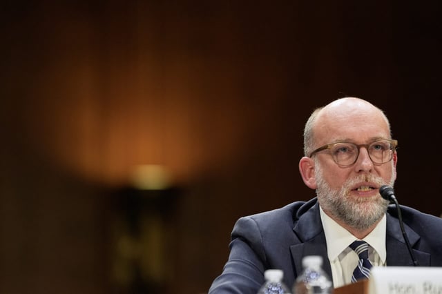 Deal Breaker: Office of Management and Budget director Russell Vought admitted the $9 billion in spending clawbacks were just the beginning of dismantling bipartisan fiscal agreements. Here, Vought testifies during a Senate Appropriations Committee hearing on the rescissions package on Capitol Hill, Wednesday, June 25, 2025, in Washington.