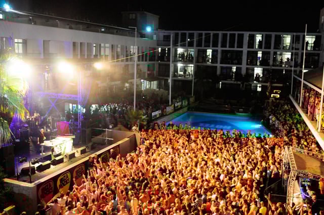 Ibiza Rocks hotel has cancelled events following the deaths of two British men (Photo: Getty)