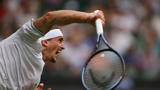 Scheiterte in Wimbledon früh: Alexander Zverev
