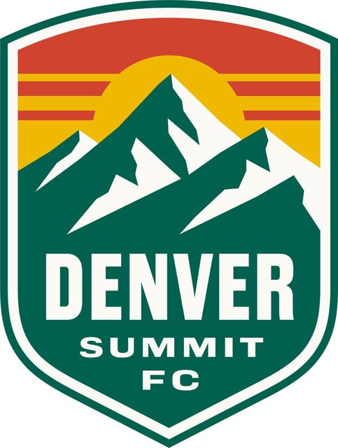 Denver Summit FC crest logo with outline. (Courtesy of Denver Summit FC)