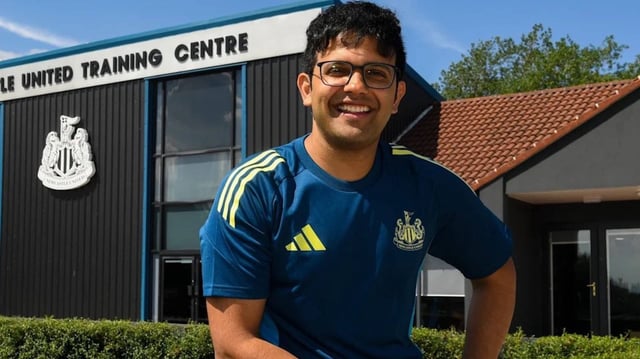 Newcastle United's new technical director Sudarshan Gopaladesikan. | Image: X/@NUFC