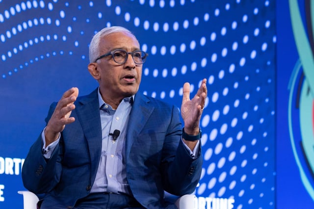 Rangu Salgame, CEO and Co-Founder of Princeton  Digital Group, speaking at the Fortune Brainstorm AI conference Singapore on July 22, 2025.