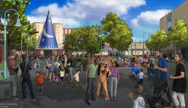 Walt Disney World has announced changes coming to the Animation Courtyard area of Disney&#39;s Hollywood Studios theme park. (Walt Disney Co.0