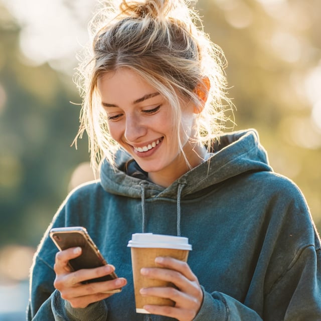 Im Check-Tarif: Blau Mobilfunk Allnet S Flex.