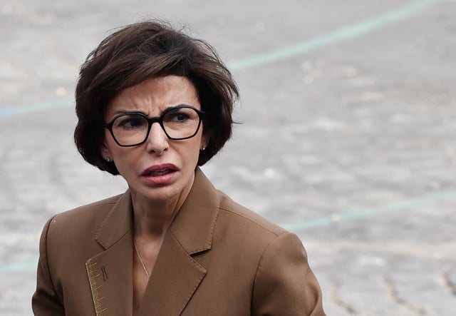 French Culture Minister Rachida Dati arrives to attend the annual Bastille Day military ceremony on the Place de la Concorde in Paris, France, July 14, 2025. REUTERS/Gonzalo Fuentes/File Photo
