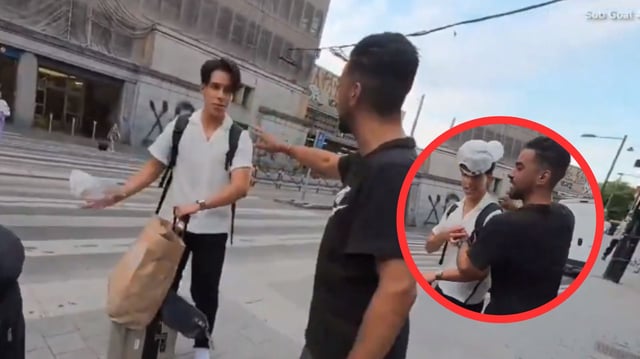 Youtuber mexicano sufre intento de robo en Bélgica durante transmisión en vivo.