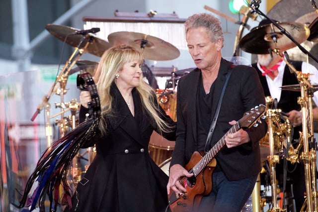 A billboard featuring the original album art for 1973&#39;s &#34;Buckingham Nicks,&#34; the first and only album that Stevie Nicks and Lindsey Buckingham released as a duo, has been spotted in Los Angeles. 