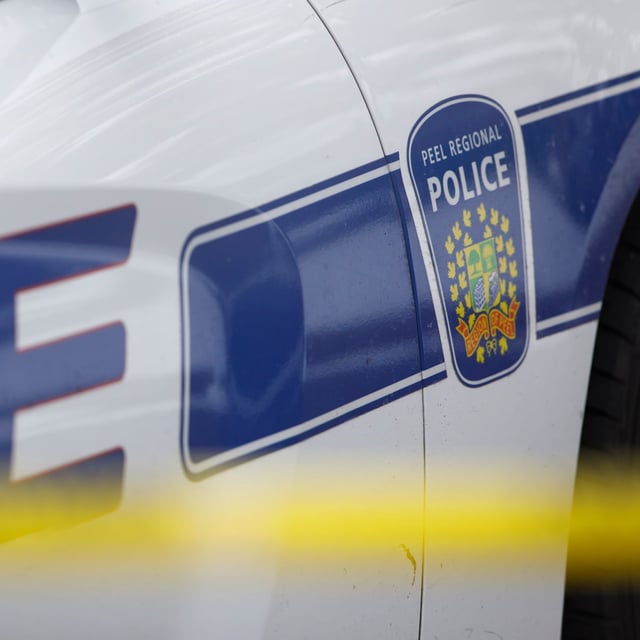 A Peel Regional Police car is seen in Brampton, Ont., Thursday, Nov. 7, 2019. THE CANADIAN PRESS/Cole Burston
