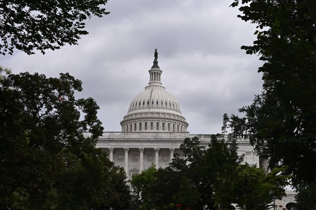 The US Capitol is seen in Washington, DC, on July 16, 2025. (Photo by Alex WROBLEWSKI / AFP) (Photo by ALEX WROBLEWSKI/AFP via Getty Images)