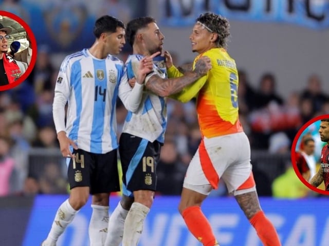 Nicolás Otamendi y Richard Ríos serán compañeros en Benfica. Foto: EFE.