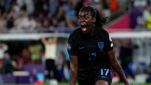 Michelle Agyemang bejubelt ihren Treffer