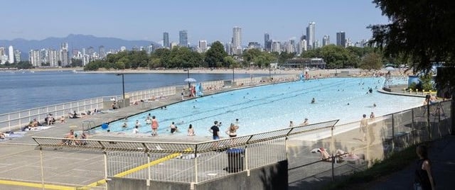  Kitsilano pool in Vancouver on July 22, 2025.
