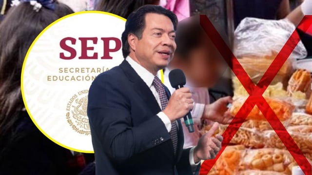 Mario Delgado, titular de la SEP, anunció de los cinco juicios ganados contra la comida chatarra en escuelas. | Archivo GH