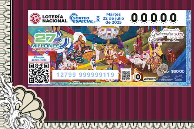 Este martes 22 de julio se dan a conocer los números ganadores