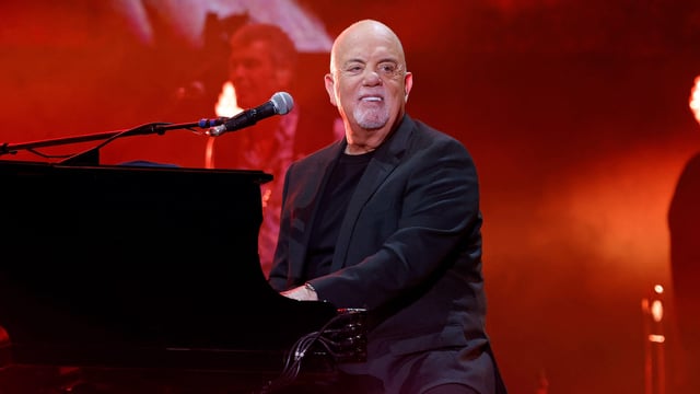 Billy Joel performs in 2024. 
