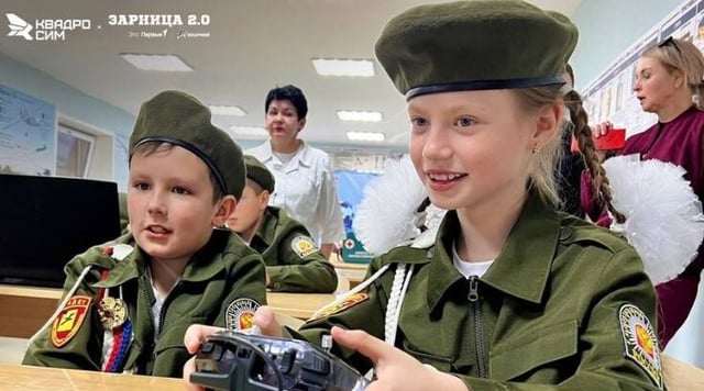 Una foto del canal oficial de Telegram de Zarnitsa 2.0, uno de los videojuegos de Borlega con el que los niños aprenden sobre el desarrollo de drones