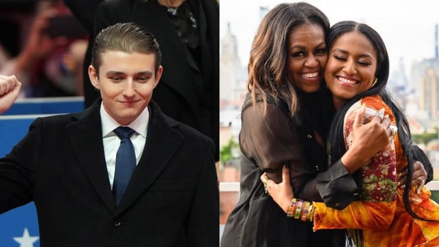 Sasha Obama is in a committed relationship, debunking rumors of her dating Barron Trump.