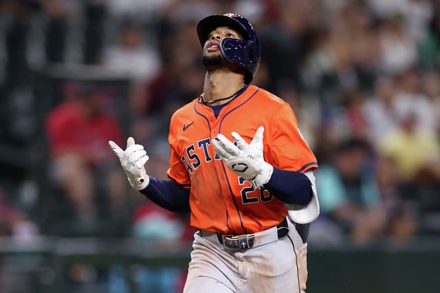 Brice Matthews kept up his big series in Arizona, delivering the go-ahead home run in the eighth inning as the Houston Astros beat the Diamondbacks again.