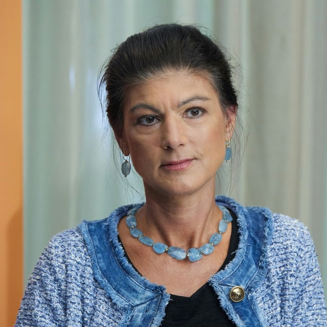 Sahra Wagenknecht (BSW) lobt die Reisen von Matthias Platzeck nach Russland.
