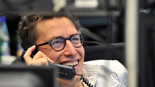 Händler an der Frankfurter Börse