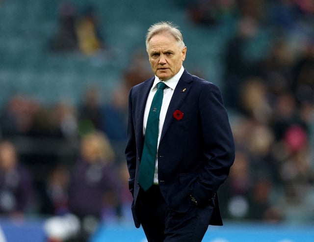 Rugby Union - Autumn Internationals - England v Australia - Allianz Stadium Twickenham, London, Britain - November 9, 2024 Australia head coach Joe Schmidt before the match Action Images via Reuters/Andrew Boyers/File Photo