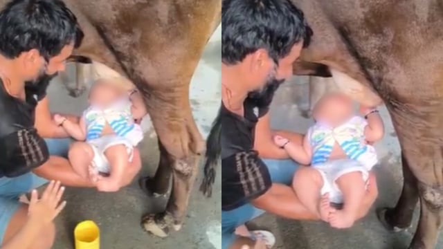 Baby’s video goes viral. Image Source: ‘DonaldTunp75739/ X