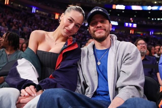 Elsie Hewitt and Pete Davidson, who have both dated a list of Hollywood stars, attend a fundraising ball in New York City in May.