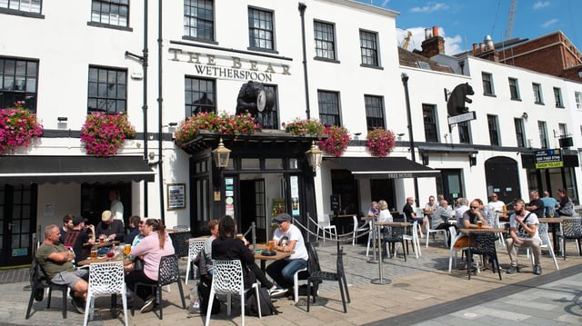 One of JD Weatherspoon’s pubs in Maidenhead