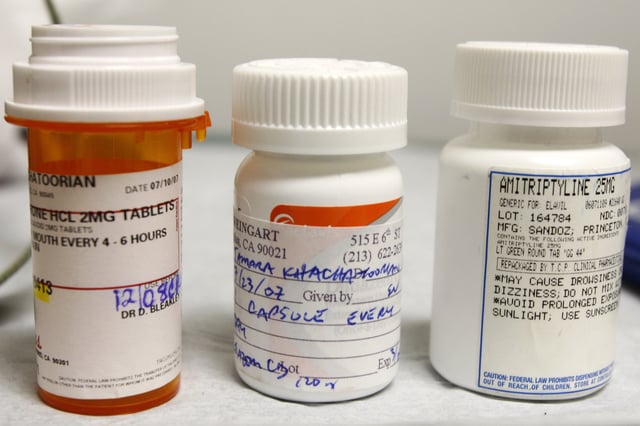 Assorted medicines of a type 1 diabetic patient are shown at the J.W.C.H. safety-net clinic in downtown Los Angeles July 30, 2007. REUTERS/Lucy Nicholson/File Photo