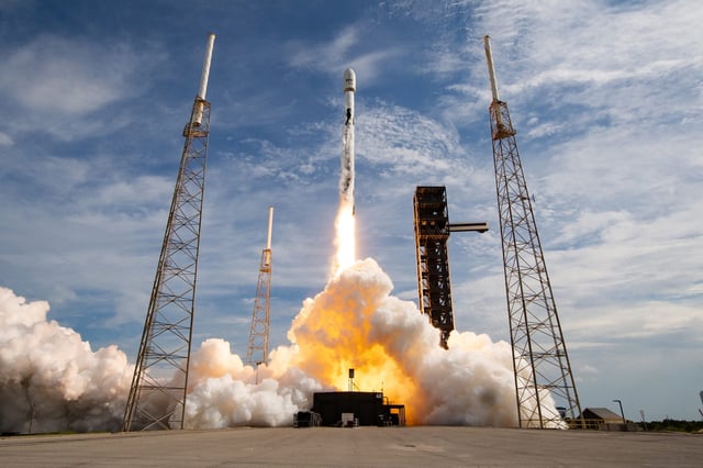 A Falcon 9 launches the ninth and tenth O3b mPower satellites July 22, following a last-minute scrub the previous day.