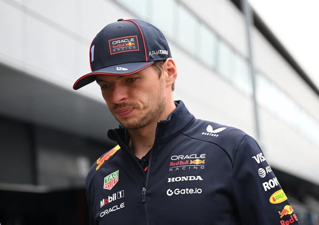 Formula One F1 - British Grand Prix - Silverstone Circuit, Silverstone, Britain - July 6, 2025 Red Bull's Max Verstappen arrives ahead of the race REUTERS/Jaimi Joy/File photo