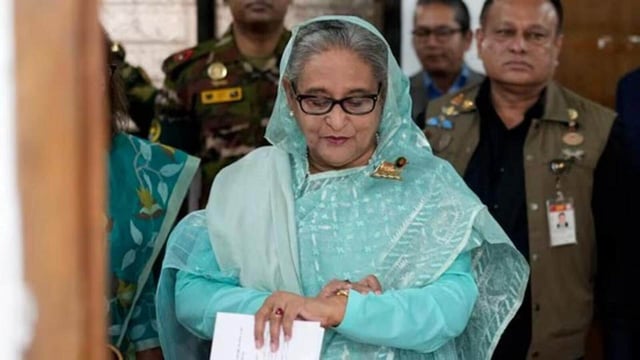 Former Bangladesh premier Sheikh Hasina. (File Photo / AP)