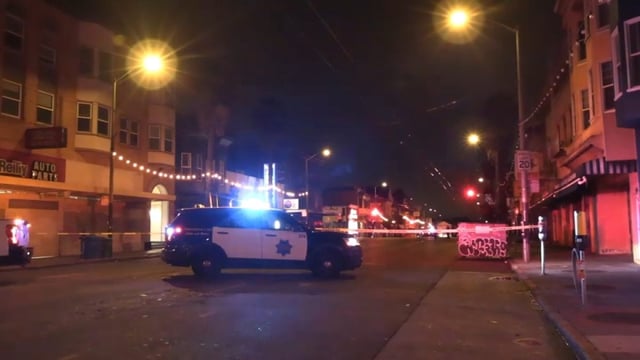 San Francisco police investigate a fatal hit and run Wednesday. (July 23, 2025)