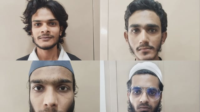Gujarat ATS Arrested Four Terrorists | Image: ANI