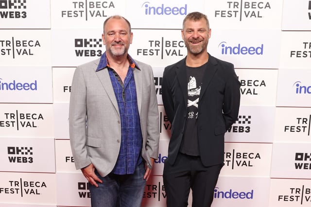 Trey Parker and Matt Stone attend the premiere of &#34;Casa Bonita Mi Amore!&#34; at the Tribeca Festival at Spring Studios on June 07, 2024 in New York City.