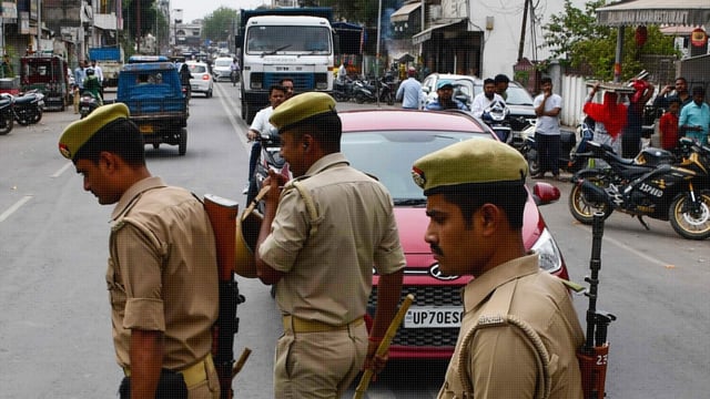 Acting on the wife's complaint, the police traced the accused and nabbed him.