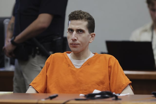 Bryan Kohberger appears at the Ada County Courthouse, for his sentencing hearing, Wednesday, July 23, 2025, in Boise, Idaho, for brutally stabbing four University of Idaho students to death nearly three years ago. 
