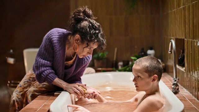 Sally Hawkins and Jonah Wren Phillips in Bring Her Back