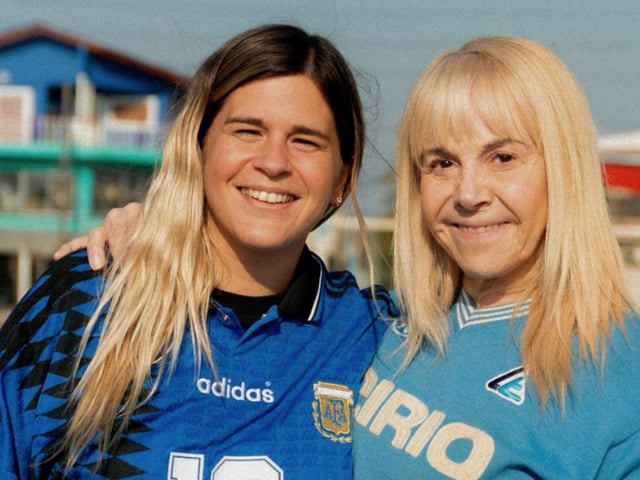 Claudia Villafañe promociona un tour por Italia para recordar a Diego Maradona. Foto: Instagram