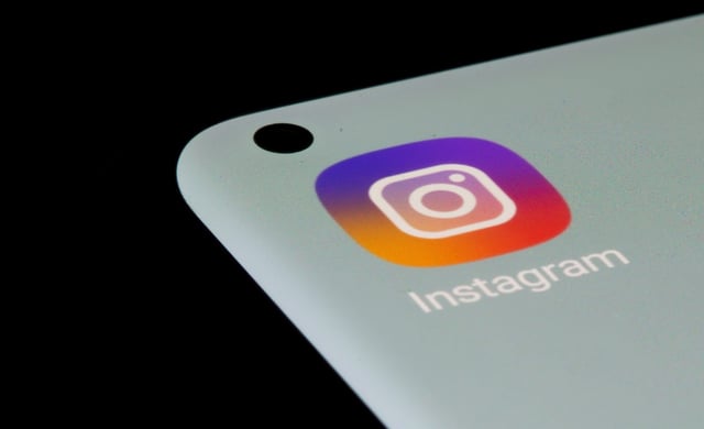 Instagram app is seen on a smartphone in this illustration taken, July 13, 2021.