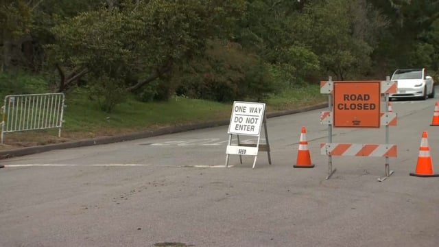 Road closure in San Francisco’s Golden Gate Park. (July 23, 2025)