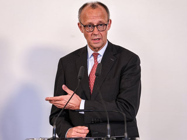 Bundeskanzler Friedrich Merz deutet Einigung im Zollstreit an