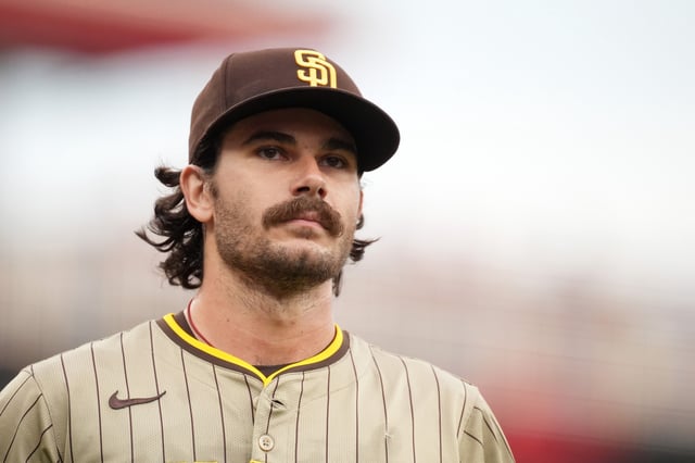 CINCINNATI, OHIO - JUNE 27: Dylan Cease #84 of the San Diego Padres seen in action during the game against the Cincinnati Reds at Great American Ball Park on June 27, 2025 in Cincinnati, Ohio. (Photo by Jason Mowry/Getty Images)