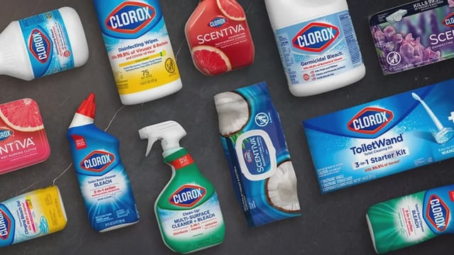 Picture of Clorox products.