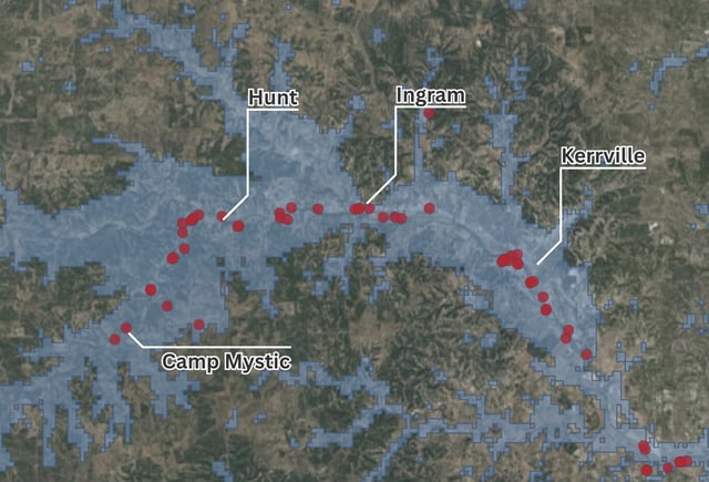 Death investigations recorded in Kerr County law enforcement calls for service logs on July 4 and July 5, 2025.