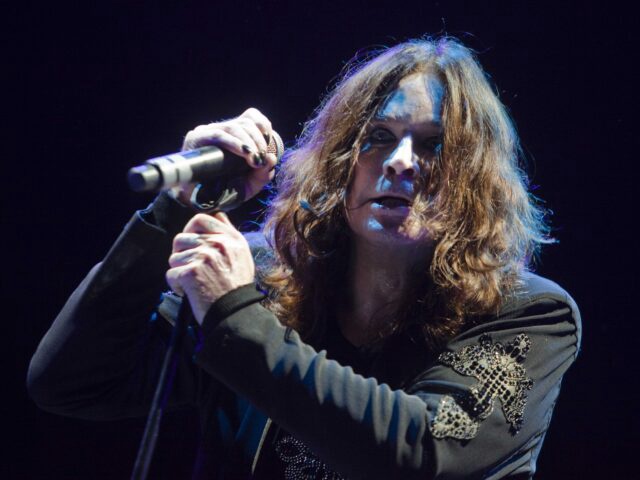 Ozzy Osbourne performs in Tel Aviv, Tuesday, Sept. 28. 2010. (AP Photo/Dan Balilty)