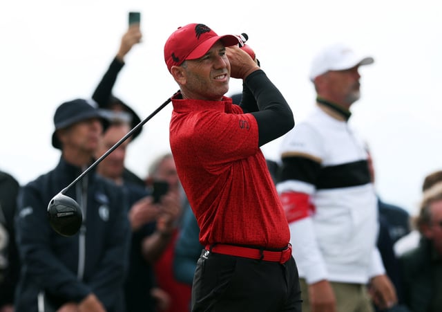 Golf - The 153rd Open Championship - Royal Portrush Golf Club, Portrush, Northern Ireland, Britain - July 17, 2025 Spain's Sergio Garcia in action during the first round REUTERS/Paul Childs/File Photo